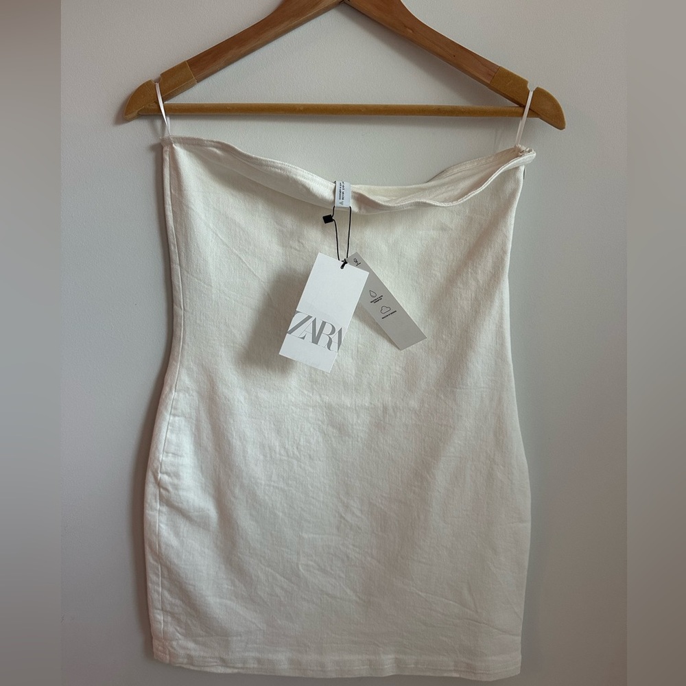 White Zara dress